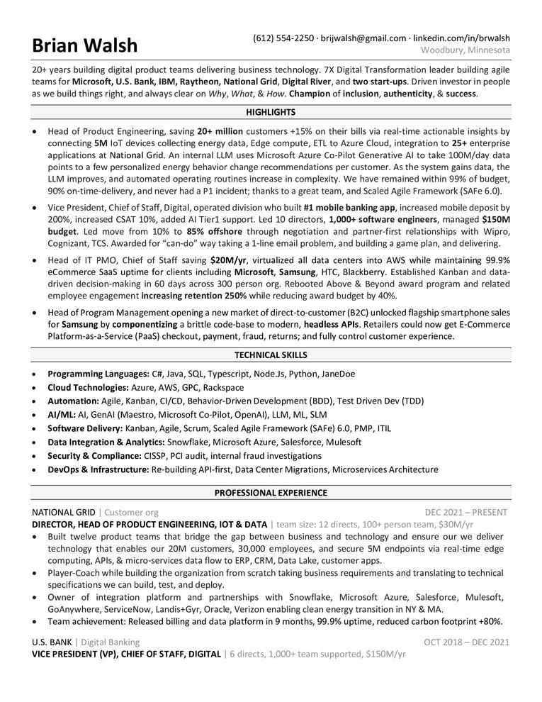 Brian Walsh resume pg1